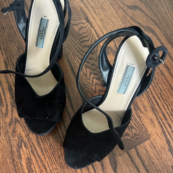 Prada high heels platform sandals - Picture 7 of 9